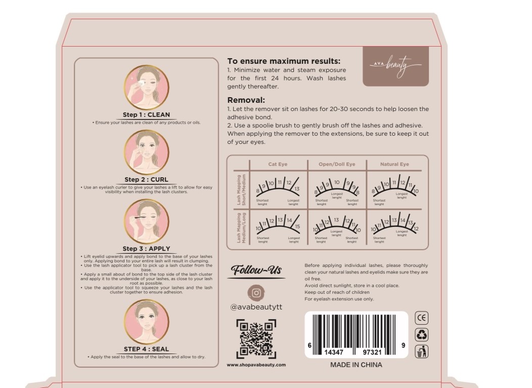 AVA Beauty - DIY Lash Extension Kit - Image 2