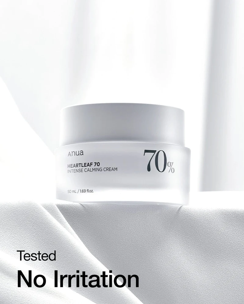ANUA - Heartleaf 70% Intense Calming Cream - Image 2