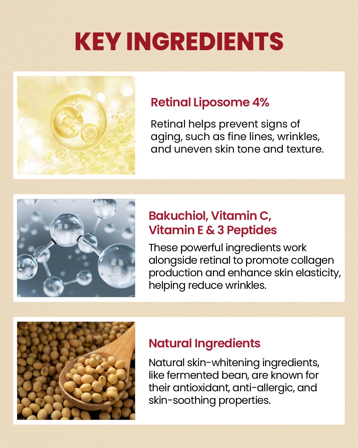 K-SECRET - SEOUL 1988 Eye Cream: Retinal Liposome 4% + Fermented Bean - Image 2