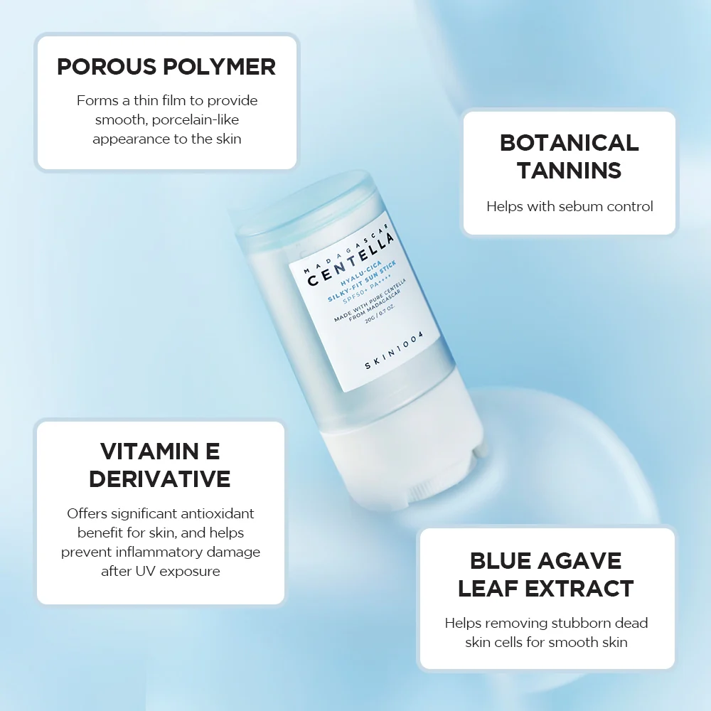 SKIN 1004 - Madagascar Centella Hyalu-Cica Silky-Fit Sun Stick - Image 2