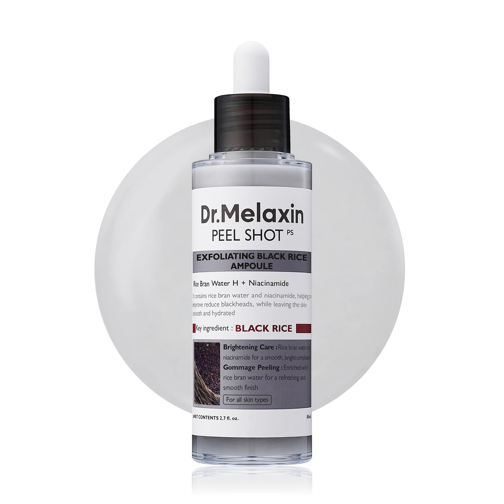 Dr. Melaxin - Peel Shot Glow Black Rice Ampoule