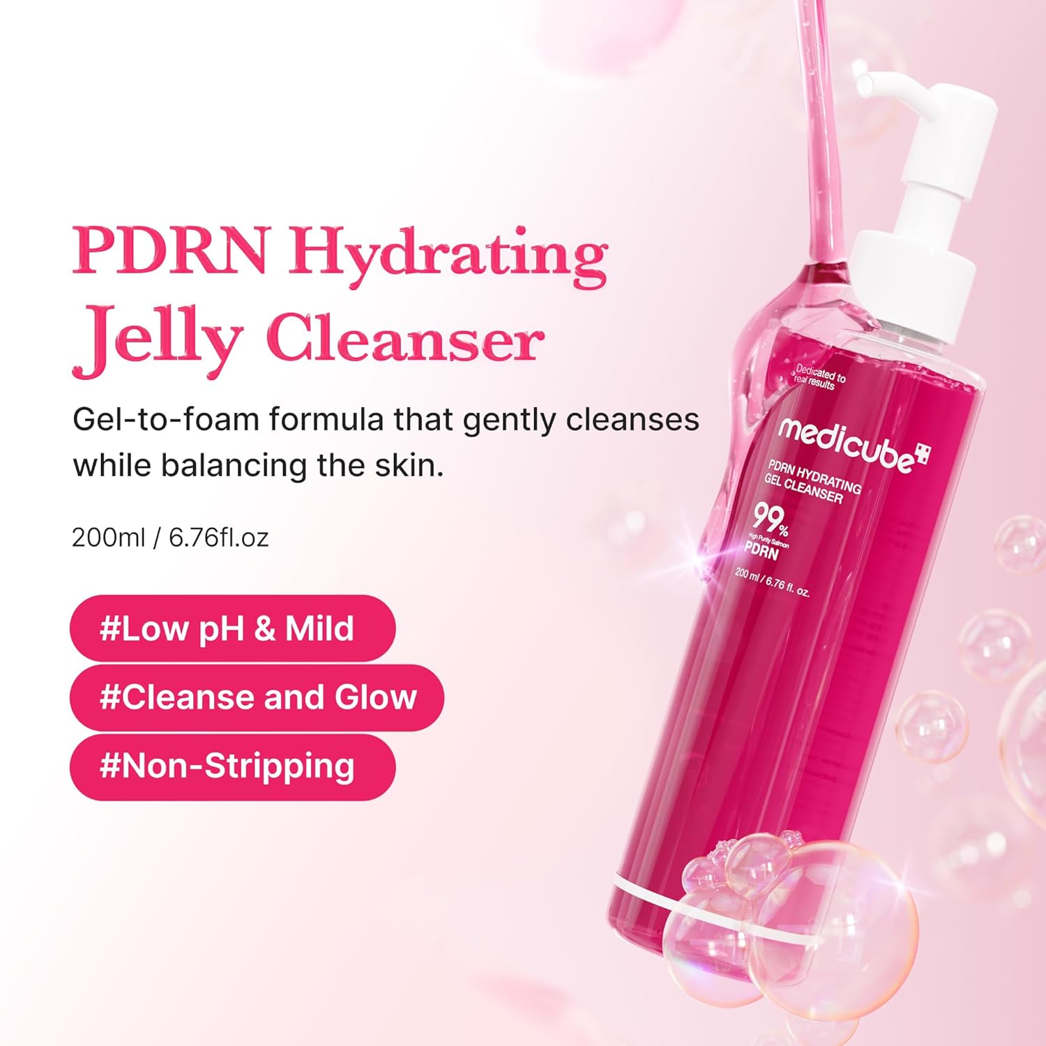 Medicube PDRN Hydrating Gel Cleanser - Image 2
