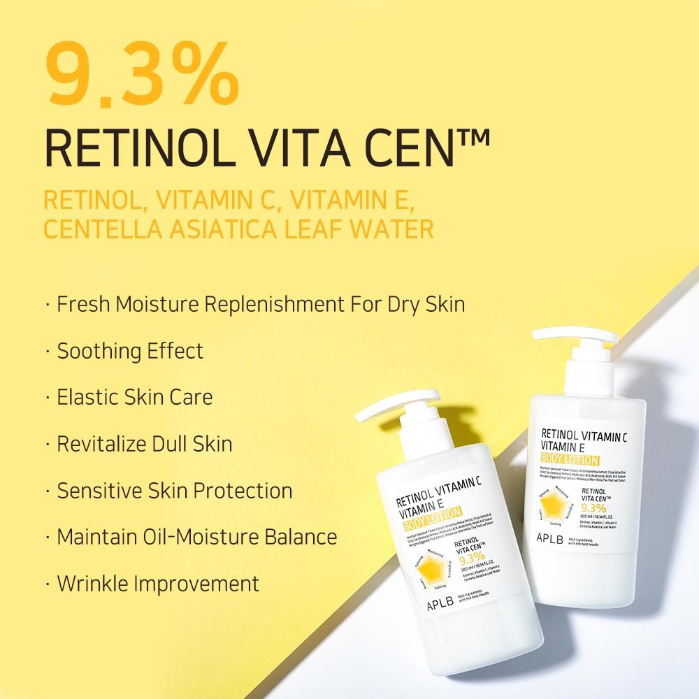 APLB Retinol Vitamin C Vitamin E Body Lotion - Image 2