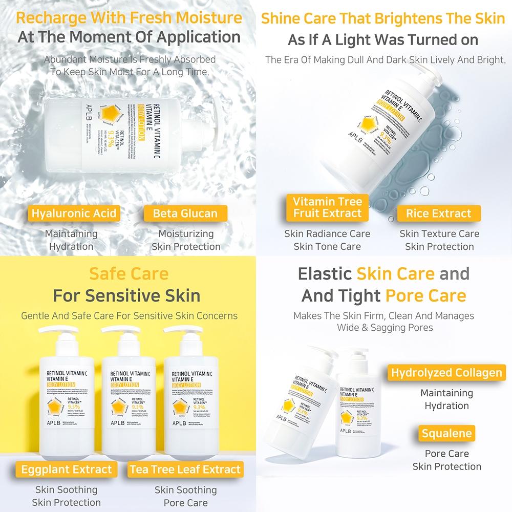 APLB Retinol Vitamin C Vitamin E Body Lotion - Image 4