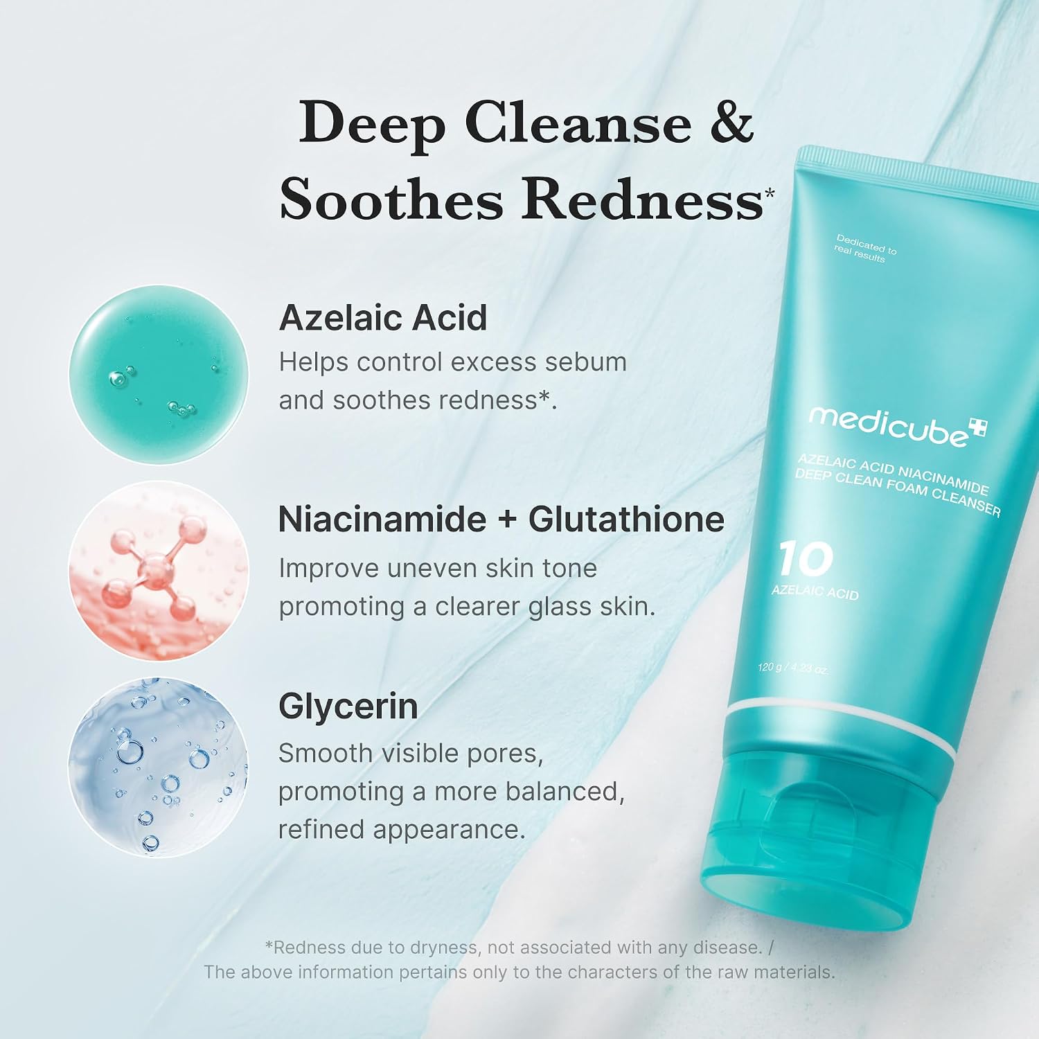 Medicube Azelaic Acid Niacinamide Deep Clean Foam Cleanser - Image 3