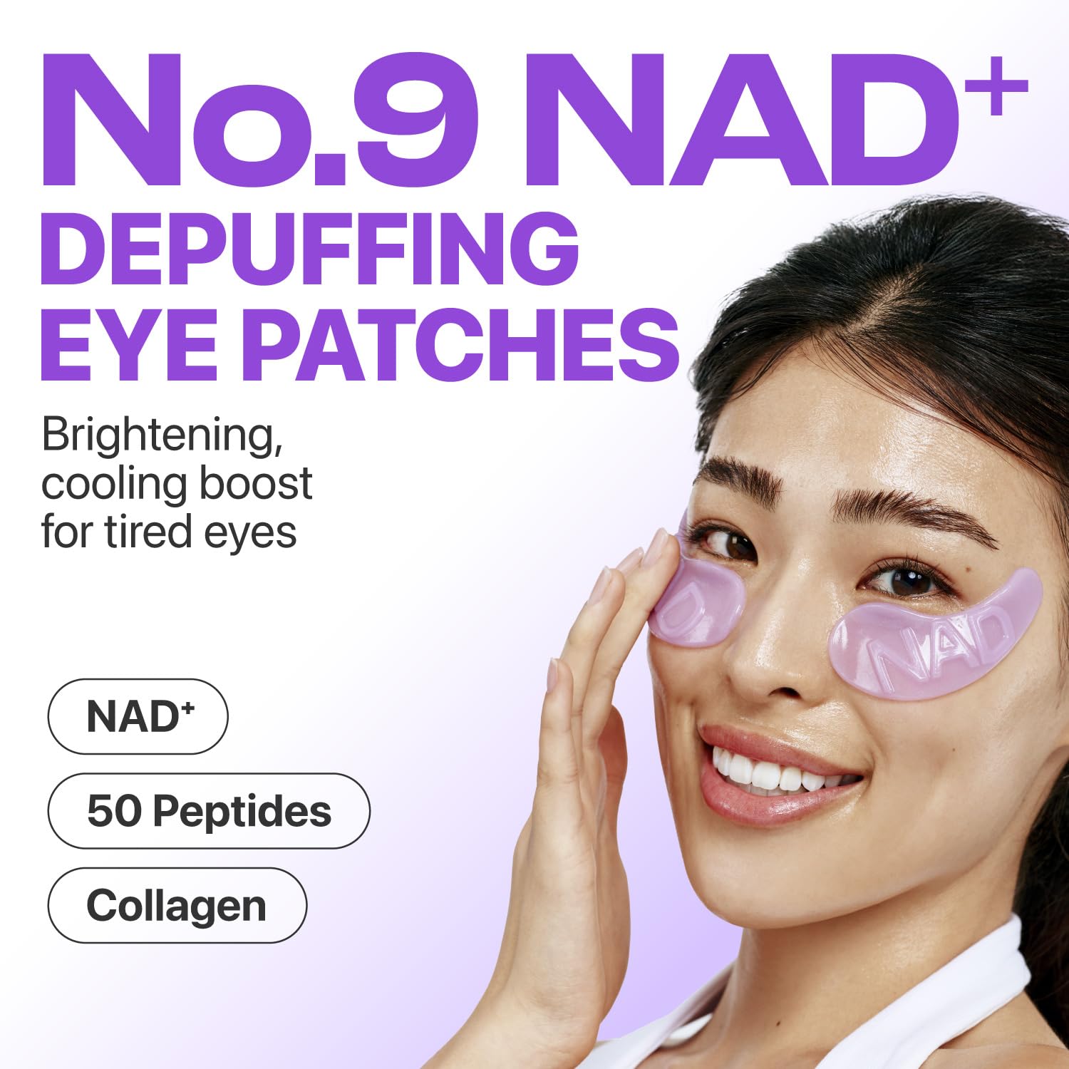 Numbuzin - No.9 NAD+ Collagen Under Eye Patches - Image 2