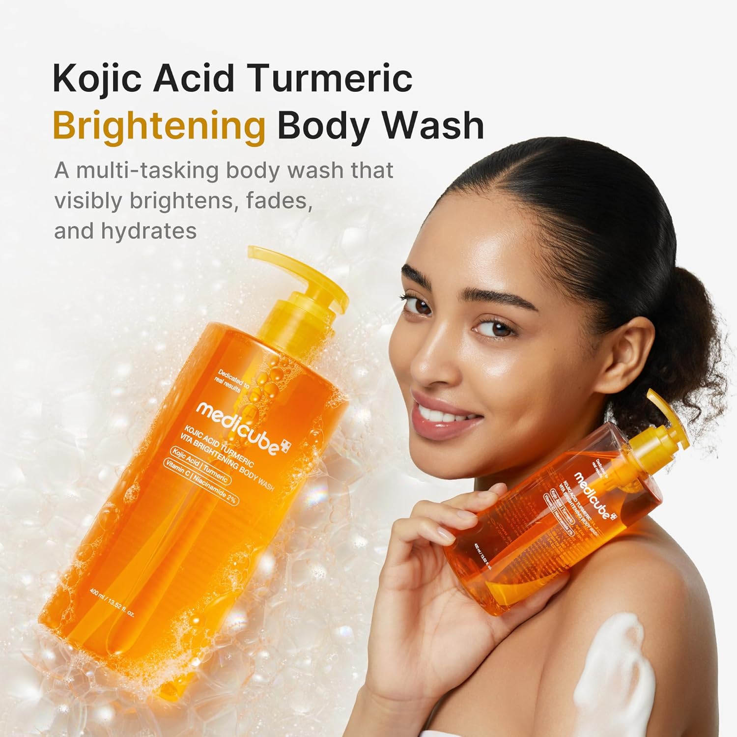 Medicube Kojic Acid Turmeric Brightening Body Wash - Image 2